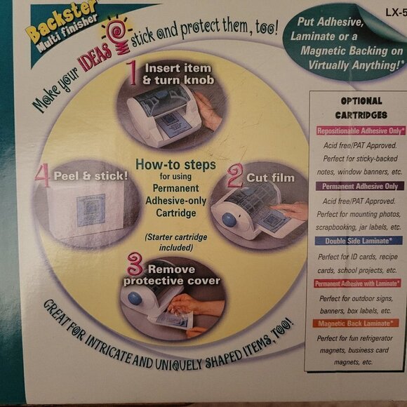 NEW Brother Backster LX-570 Multi-Finisher Laminator Sticker Magnet Maker - Picture 7 of 12